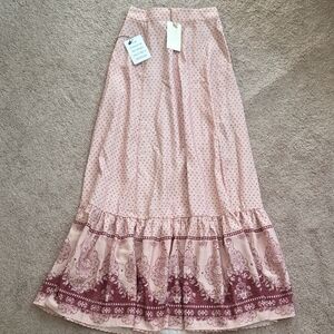 Joy Folie - Vintage Poly Maxi Skirt